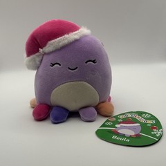 Squishmallows NWOT 4 Inch Beula The Octopus Christmas Stuffed Plush Toy