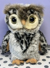 Adventure Planet Plush Brown Eagle Owl Plushy Stuffed Animal 8.5 inches EUC