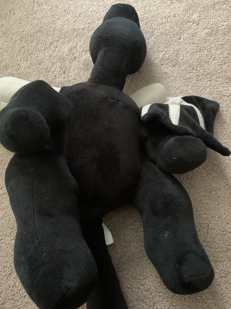 Spin Master Minecraft Ender Dragon Large Plush Black Gray Purple Washable 2021