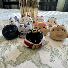 San-ei Boeki Dango Friends Plush Lot Of 9 Various Dumpling Plushies Japan