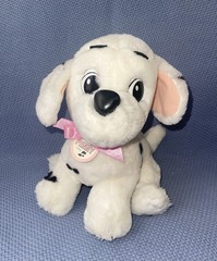101 Dalmatians Penny Plush 1991 Stuffed Doll Toy Disney Dog Vtg Puppy Girl Pink