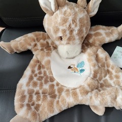 Douglas Cuddle Toy Georgie Giraffe Sshlumpie 19″ Soft Lovey Plush Embroidery Toy