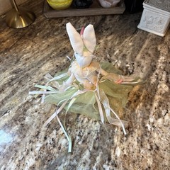 Ballerina Bunny Plush Shelf Sitter Green Tutu 17” Tall