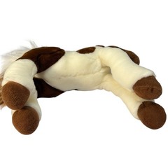 Vintage 2001 Commonwealth PINTO Brown White Horse 14″ Stuffed Animal Plush