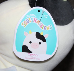 NWT Squishmallows Connor 8″ 2022 Cow Plush S7.5 #10 4-17-2017
