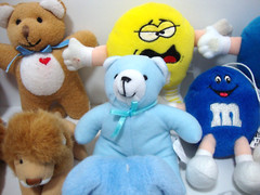 Lot of 22 Small Plush Animals, M & M’s, Holiday Inn, Arby’s, Teddy Bears, Lions