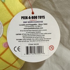 Peek A Boo “Pineapple Friends” Small Plush Doll Pineapple 8”