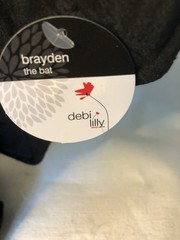 NEW with Tags Darling Plush Brayden The Bat By Debi Lilly Soft 14 Inches Tall