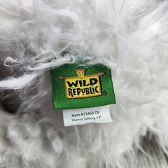 Wild Republic Sitting Llama Plush White Stuffed Animal Soft Toy 9” Tall