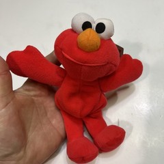Vintage Sesame Street Elmo Beans 1997 tyco plush bean bag 8″ new