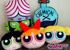 Powerpuff Girls Plush Head Pillows Collection