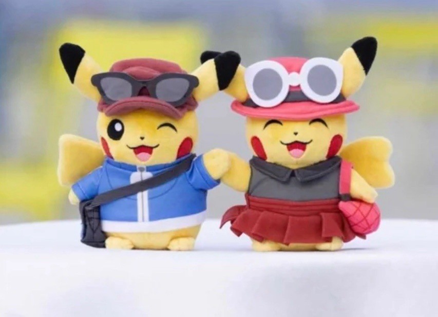 Pokémon Center 25th Celebration -Kalos Region Pikachu Poké Plush Toy (2021)