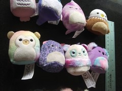Lot of 14 Squishville Micromallow 2 inch Plush Kelly Toys well loved used toys