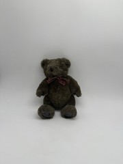 Gund Jointed Brown Bear Plush 11″ Stuffed Animal 1982 Vintage