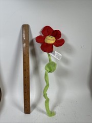 Vintage Plush Bendy – Bendable Smiley Daisy Flower Kids – Carousel Toys