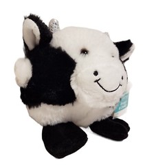 Way to Celebrate! EASTER SNUGGLY & CUDDLY ROLY POLY COW Stuffed Animal Plush Toy