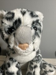 Aurora Destination Nation Snow Leopard 12″ Plush Stuffed Animal White