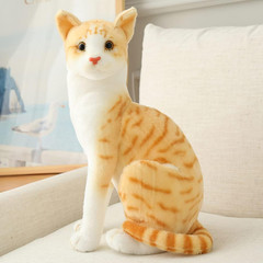 Orange Tabby Cat Stuffed Animal Baby Stuffed Animal Cat Plush Toy Shorthair Cat
