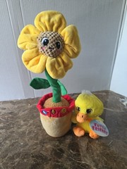 Spark Create Imagine Learning Bilingual Talking and Dancing Plush Sunflower Work
