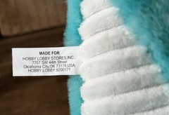 Hobby Lobby Blue T Rex Dinosaur Plush Stuffed Animal White Belly 12″ Soft Toy