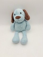 Sweet Sprouts Blue Puppy Dog Plush Gray Brown Baby Stuffed toy 2017 – 16″