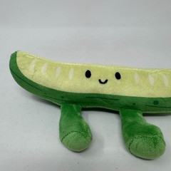 Claussen Dill Pickle Plush Stuffed Animal Green Comfort Food Cute Cuddle Toy