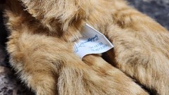 Orange Tabby Cat Plush 12″ MJC International Stuffed Animal 1992 Lying Down