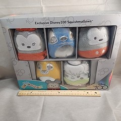 BRAND NEW Original Exclusive Squishmallows Disney 100 – 5pk Box Set NRFB