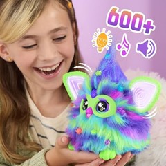 Hasbro Furby Aurora Glow-in-the-Dark Voice-Activated Interactive Toy for Boys