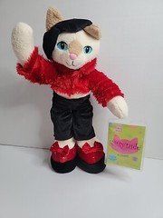 Kitty’Tude Cats with Attitude PARIS Bestever 2003 Poseable Plush 12″ W/Tag