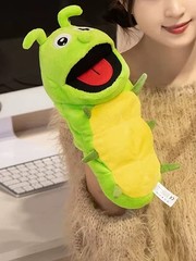Caterpillar Hand Puppet Plush Toy 13″ Stuffed Animal Toddler Doll Gift for Kids