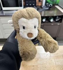 Jelly &cat Amuseable Fluffy Smudge Monkey 13in Plush Doll Birthday Gift Kids Toy