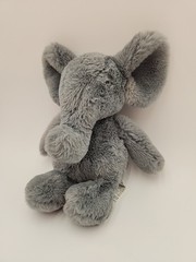 Crate & Kids Cuddlies Small Blue Elephant Plush Baby Soft Cuddly 10″
