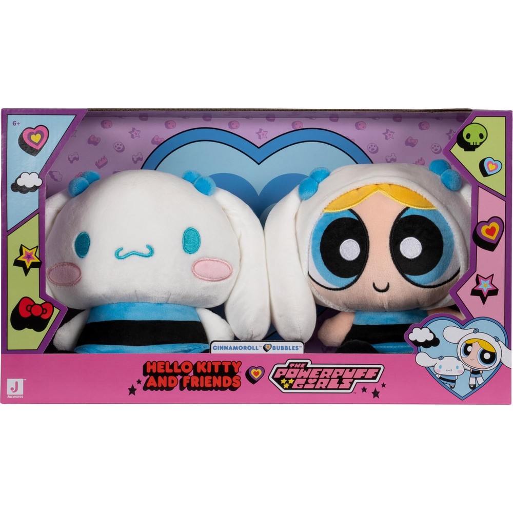Hello Kitty® and Friends X Powerpuff Girls® Collab 8inch Cinnamoroll™ & Bubb…