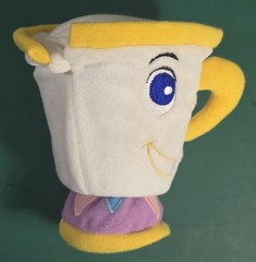 Disney Store Beauty and the Beast Chip Tea Cup Plush Stuffed Bean Filled Bag 5”