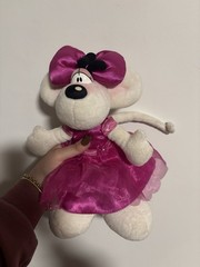 Vintage Diddl Diddlina Ballerina Mouse Soft Plush Toy