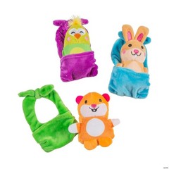Mini Stuffed Animals in Bags – 12 Pc