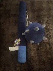 Emerald Toy Plush Mace with Chain Blue Gray Stuffed Toy