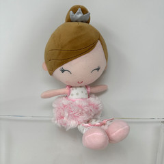 Annette Plush Baby Starters Stuffed Animal Pink Ballerina Doll