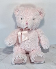 Bearington Babys First Teddy Bear Pink Plush Stuffed Animal