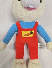 Baby First TV Harry the Bunny Carrot Overalls Plush Toy Stuffie Easter Gift 16″
