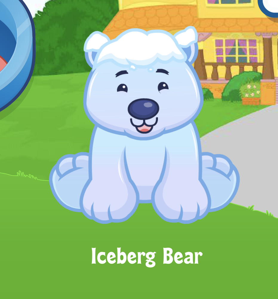 Webkinz Iceberg Bear Virtual PET Adoption Code Only Messaged Webkinz Seasonal !!