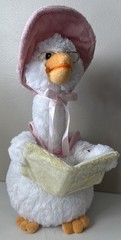 Cuddle Barn Talking Mother Goose Pink Hat Tells Nursery Rhymes Works Plush