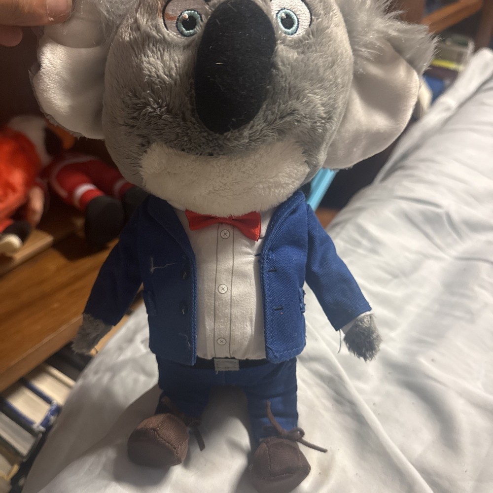 Sing Movie Buster Moon Koala Stuffed Plush Toy 12” Universal Studios