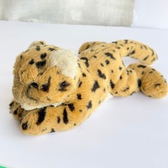 Aurora San Diego Zoo Safari Park Floppy Cheetah Leopard Cat Plush Stuffed Animal