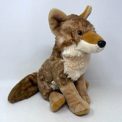 Wild Republic Cuddlekins Coyote Plush Stuffed Animal Brown Fluffy Cuddle Dog 11″