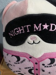 Squishmallow Katsla Kitty Cat Night Mode Squad Kellytoy Pink Plush Stuffed Toy