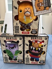 Kreepy Baraz Lot Of 3 Bucks,Captain Gold Toof And Slitherr. Nib