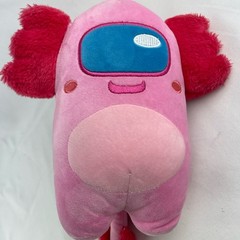 Among Us 10 Inch Plush Toy Pink Crewmate Axolotl Stuffy Stuff Animal