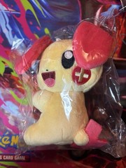 Pokemon TCG Chinese SC Nuzzle Cheeks Plush Gift Box – Opened Plusle (no card)